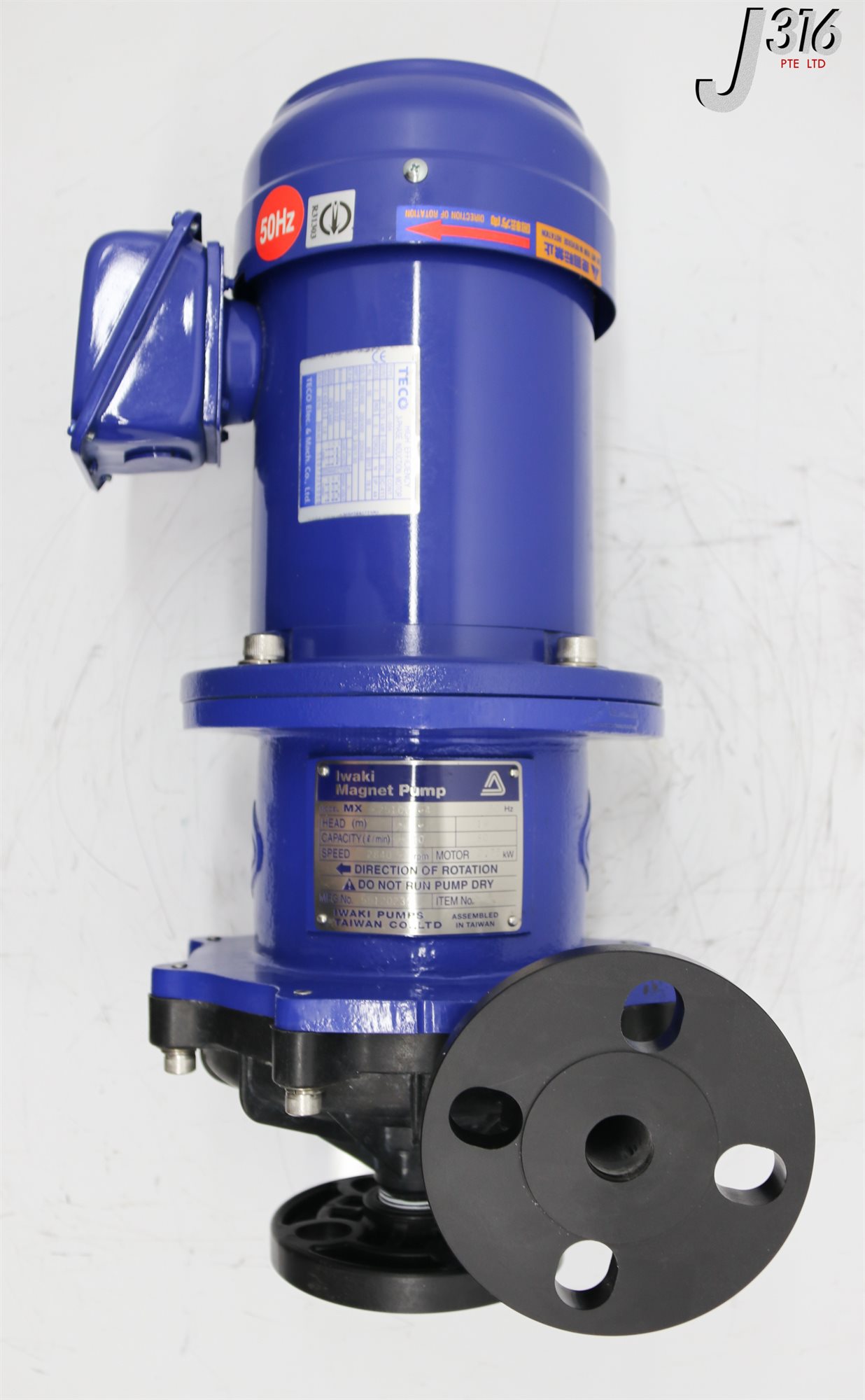 33768 IWAKI MAGNETIC DRIVE PUMP, MX SERIES, 2840RPM MX-251CV5-4